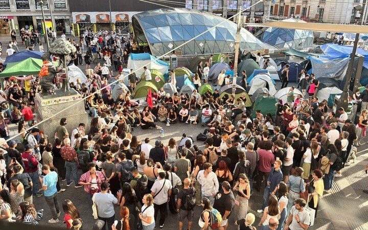 Madrid protesten